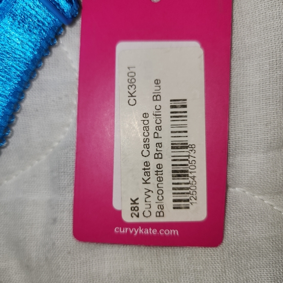 Curvy Kate CascadeBalconette Bra Pacific Blue 28K - Picture 4 of 7